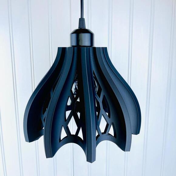 Hand Crafted Other - Gothic Inspired Pendant Lamp, Arch Pendant Lamp, Modern Statement Lighting